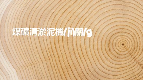 煤礦清淤泥機(jī)關(guān)鍵時辰！如何應(yīng)對都市排水系統(tǒng)的征詢題？